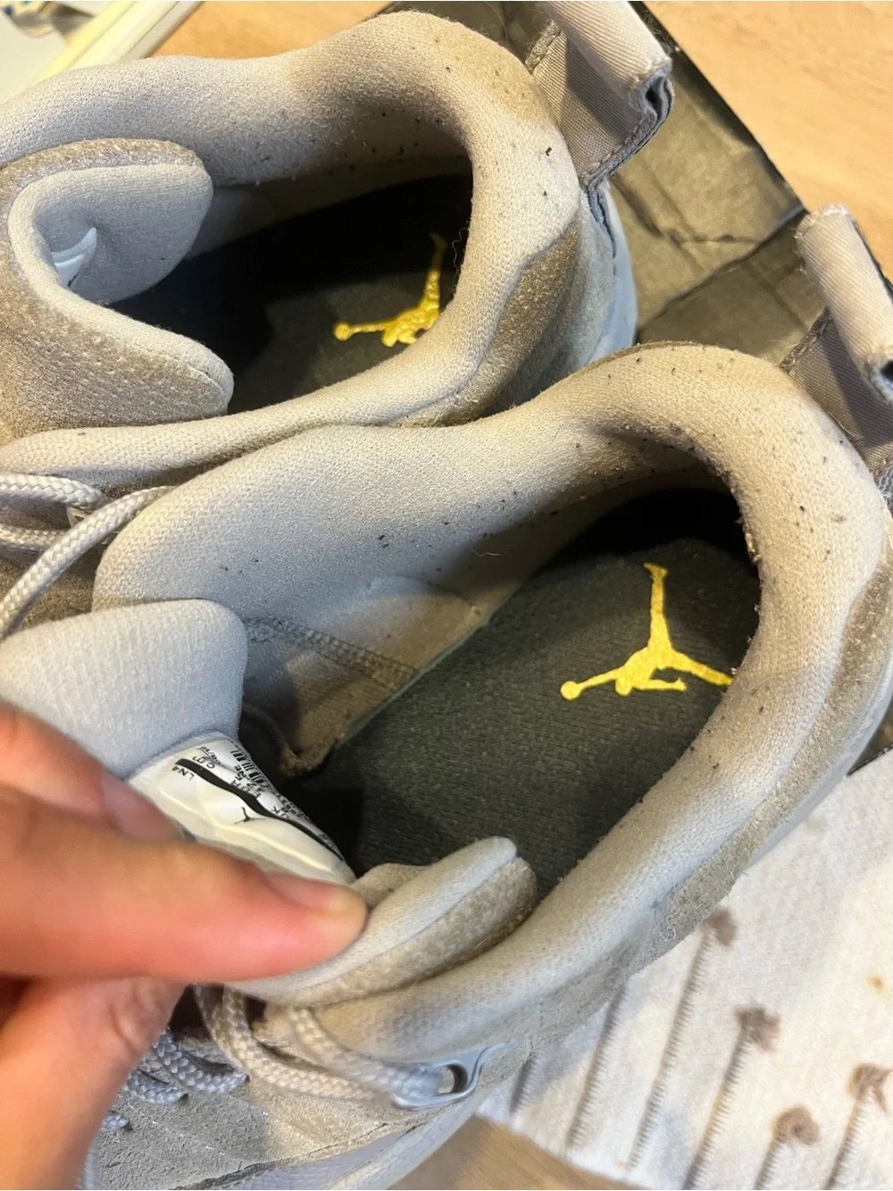 Air Jordan 12 Retro Wolf Grey Low-Top Sneakers